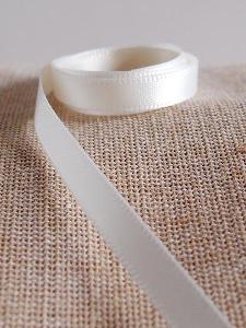 Ivory Double-face Satin Ribbon