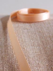 Peach Double-face Satin Ribbon