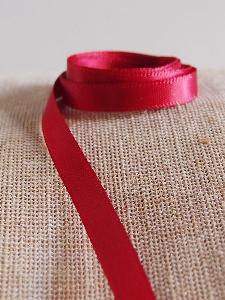 Burgundy Double-face Satin Ribbon