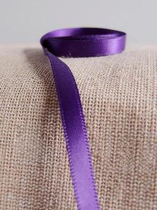 Purple Double-face Satin Ribbon