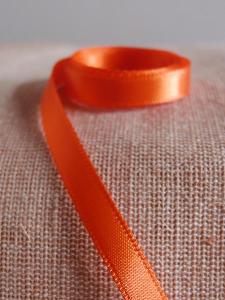 Orange Double-face Satin Ribbon