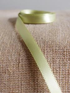 Lime Double-face Satin Ribbon