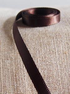 Chocolate Double-face Satin Ribbon