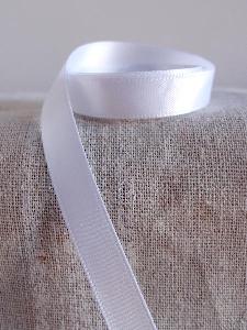 White Double-face Satin Ribbon