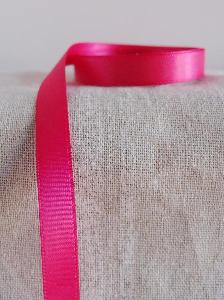 Hot Pink Double-face Satin Ribbon