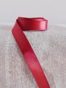 Burgundy Double-face Satin Ribbon