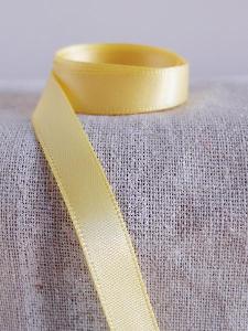 Yellow Double-face Satin Ribbon