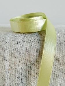 Lime Double-face Satin Ribbon