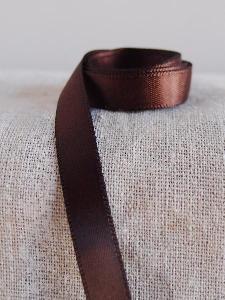 Chocolate Double-face Satin Ribbon