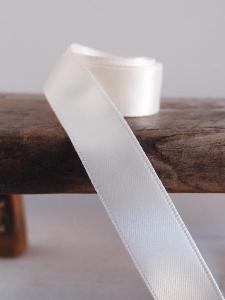 Ivory Double-face Satin Ribbon