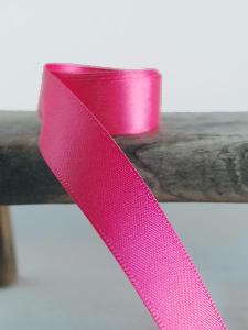 Hot Pink Double-face Satin Ribbon