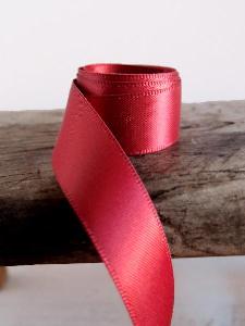 Burgundy Double Face Satin Ribbon - 5/8" x 25y 