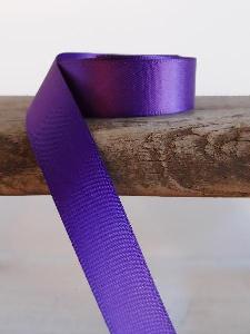 Purple Double-face Satin Ribbon