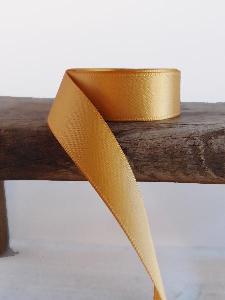 Gold Double-face Satin Ribbon