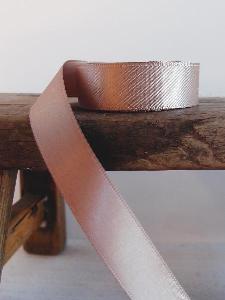 Mocha Double-face Satin Ribbon