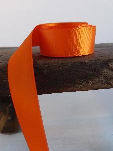 Orange Double-face Satin Ribbon
