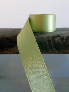 Lime Double-face Satin Ribbon