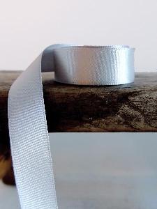 Silver Double-face Satin Ribbon