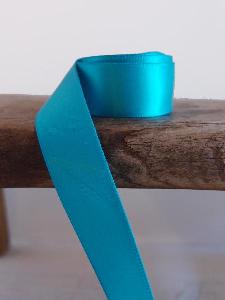 Turquoise  Double Face Satin Ribbon - 5/8" x 25y 