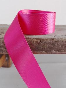 Hot Pink Double Face Satin Ribbon