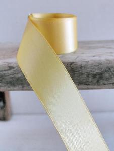 Yellow Double Face Satin Ribbon