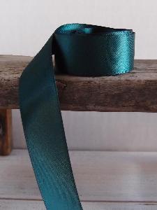 Hunter Green Double Face Satin Ribbon - 7/8" x 25Y