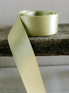 Lime Double Face Satin Ribbon