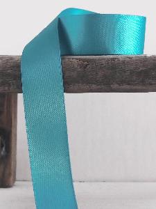 Turquoise Double Face Satin Ribbon - 7/8" x 25Y