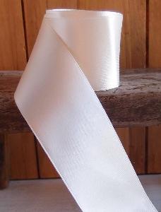 Ivory Double Face Satin Ribbon