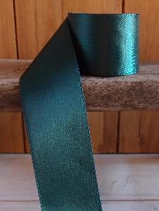 Hunter Green Double Face Satin Ribbon - 1.5" x 25y