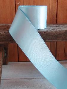 Light Blue Double Face Satin Ribbon