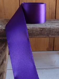 Purple Double Face Satin Ribbon