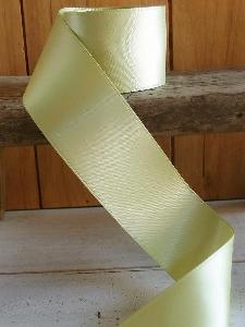 Lime Double Face Satin Ribbon