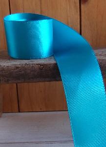 Turquoise Double Face Satin Ribbon