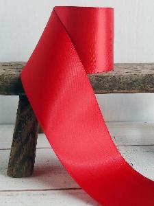 Red Double Face Satin Ribbon