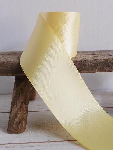 Yellow Double Face Satin Ribbon