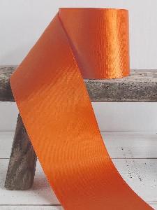 Orange Double Face Satin Ribbon