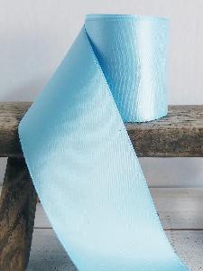 Light Blue Double Face Satin Ribbon