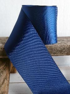 Navy Blue Double Face Satin Ribbon - 2.5" x 25Y