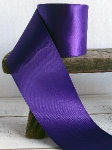 Purple Double Face Satin Ribbon