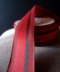 Vintage Cloth Striped Ribbon