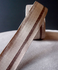 Vintage Cloth Striped Ribbon