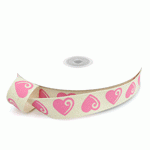 Hearts Cotton Ribbon - 3 rolls minimum