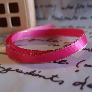 Hot Pink w/Gold Edge