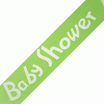 "Baby Shower" Print on Satin