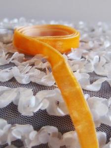 Butternut Orange 3/8" Velvet Ribbon