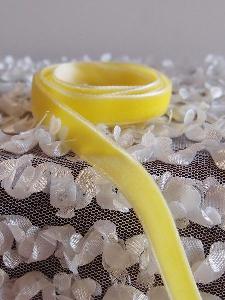 Yellow 3/8" Velvet Ribbon