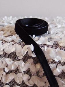 Black 3/8" Velvet Ribbon