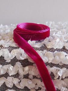 Plum 3/8" Velvet Ribbon