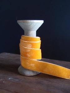 Butternut Orange 5/8" Velvet Ribbon